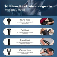 Random Color Fascia Gun Household Portable Muscle Relaxer USB Rechargeable Small Massager Mini Fascia Gun